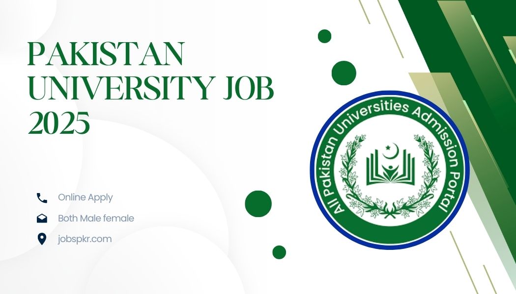 Pakistan University Job 2025