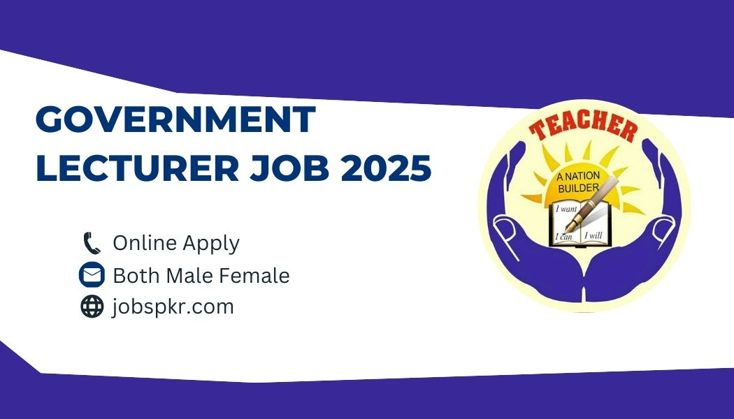 Government Lecturer Job 2025