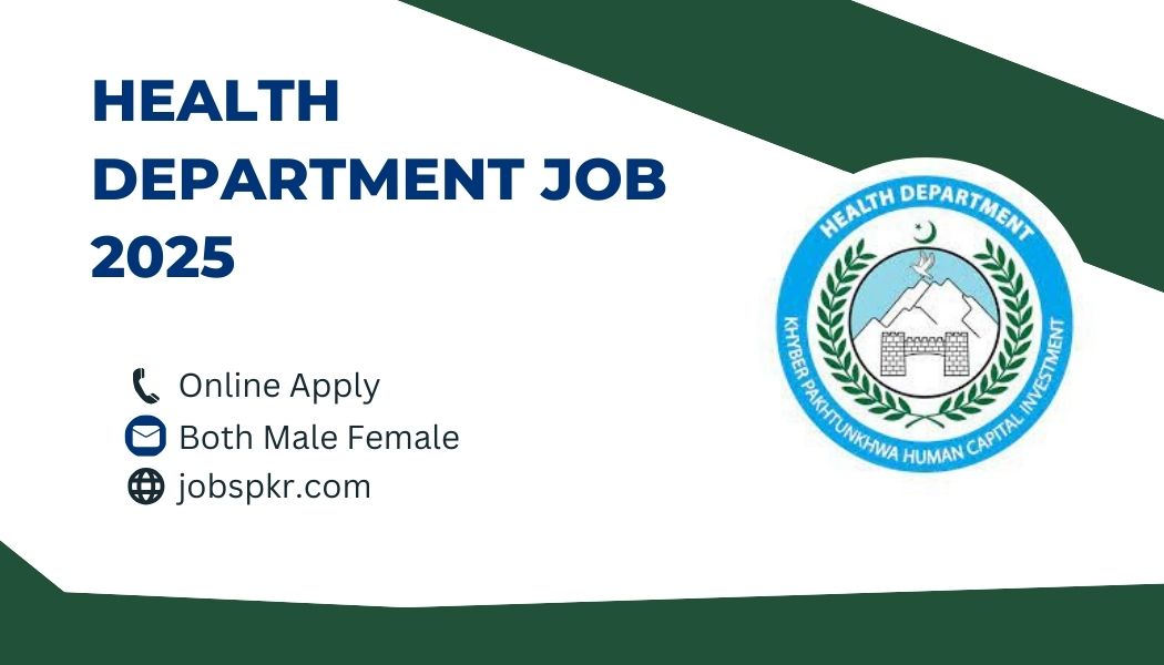Health Department Job 2025