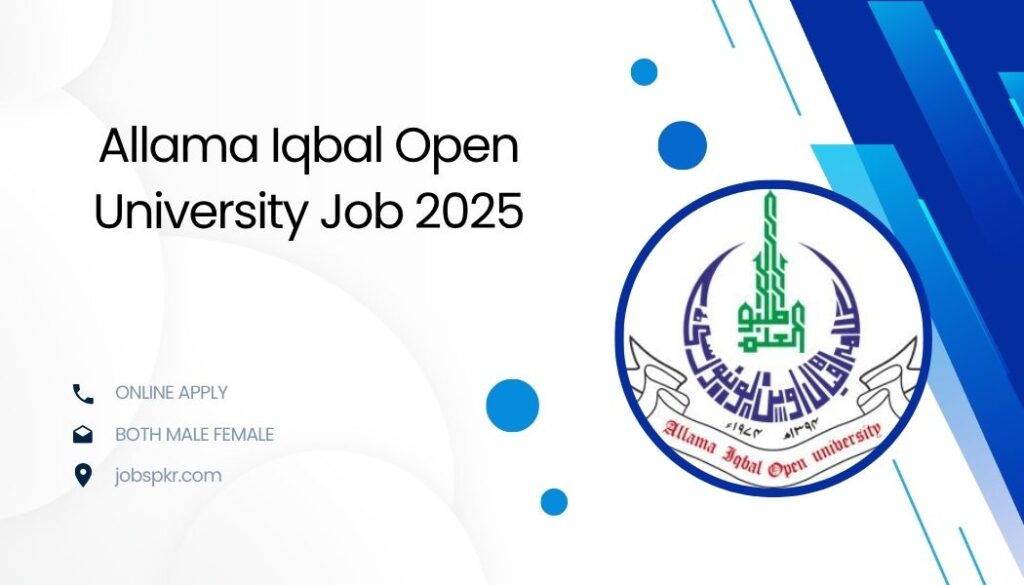 Allama Iqbal Open University Job 2025