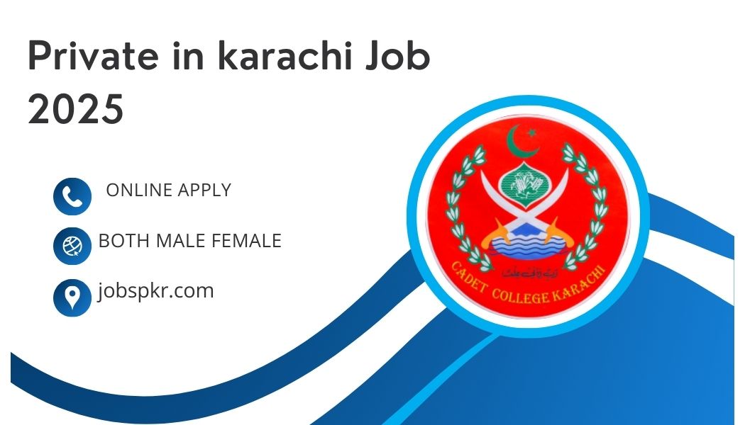 Private in karachi Job 2025